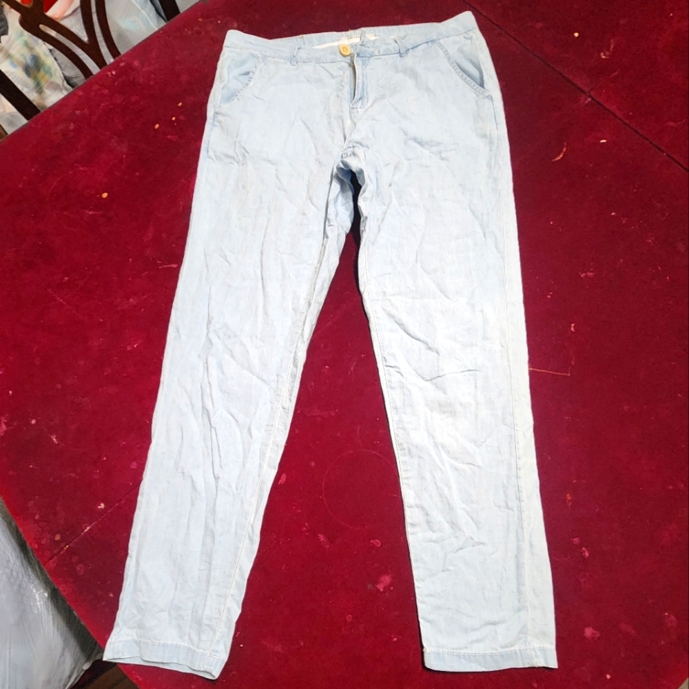NWOT ... Calliope Collection Denim light blue pants